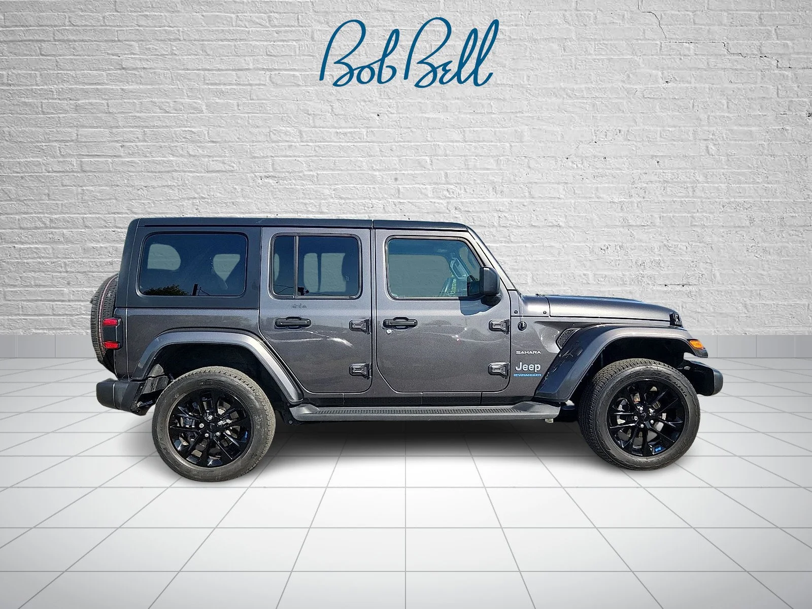 Used 2023 Gray Jeep Sahara 4xe image 7