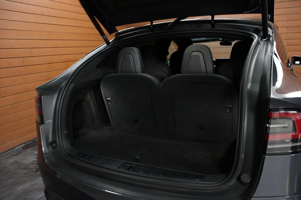 Used 2022 Solid Black Tesla Plaid image 53