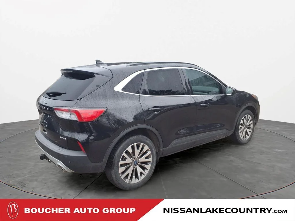 Used 2022 Black Ford Titanium image 2