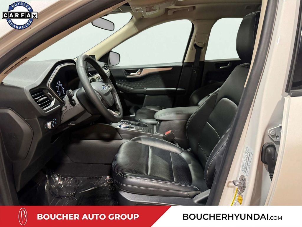 Used 2020 White Metallic Ford SEL image 23