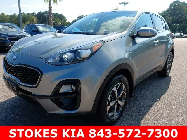 Used 2020 Gray Kia LX image 1