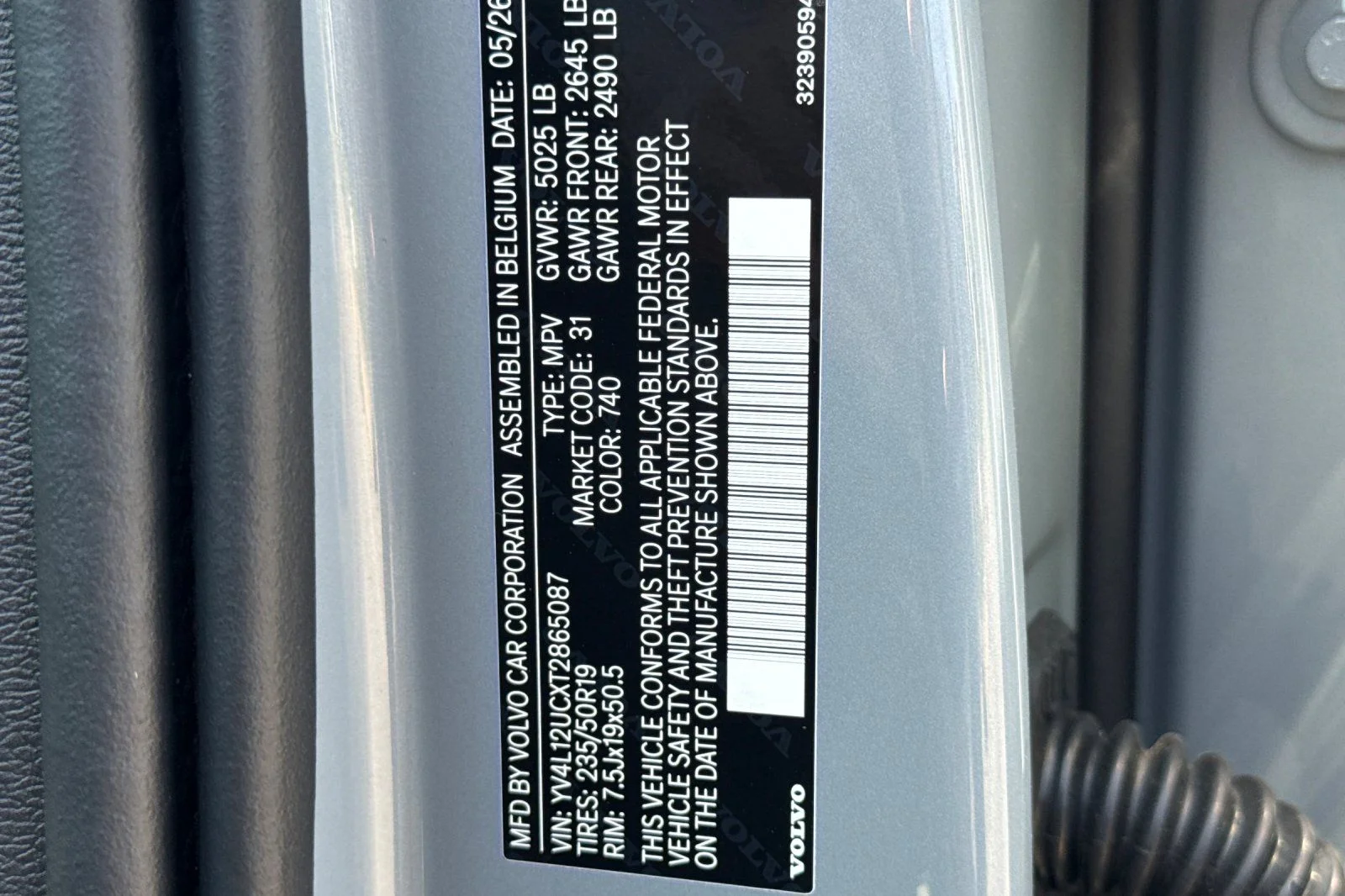 New 2026 Vapour Grey Volvo Plus image 27