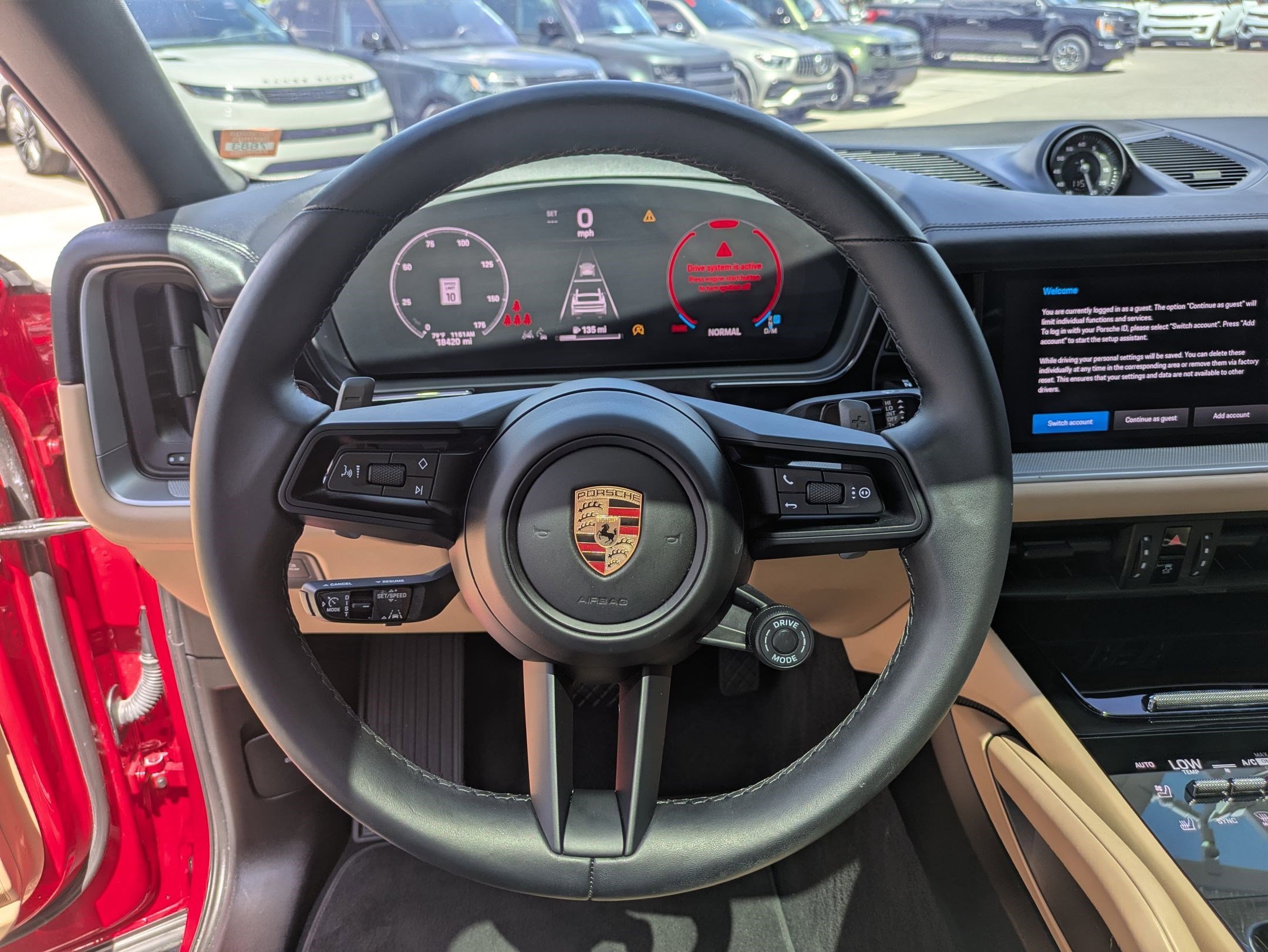Used 2024 Red Porsche Cayenne Coupé (MY24) image 16