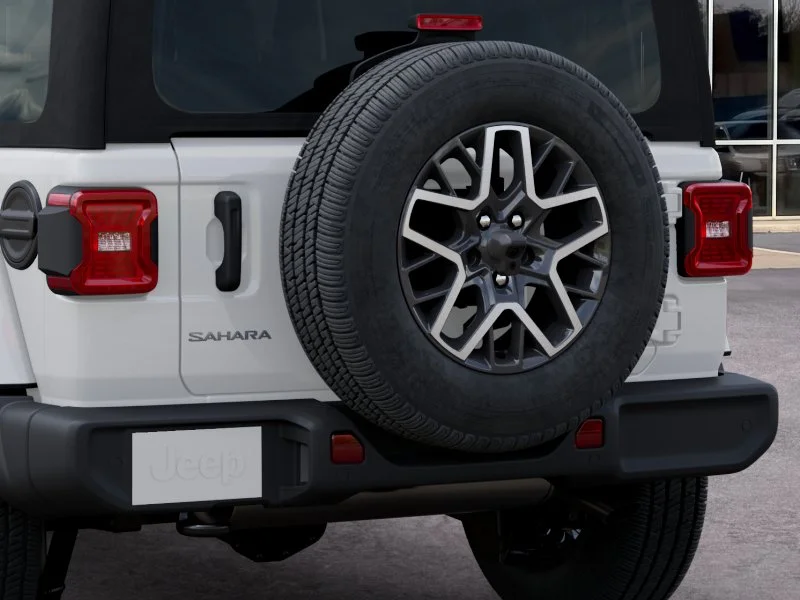 New 2026 Bright White Clear-Coat Exterior Paint Jeep Sahara image 42