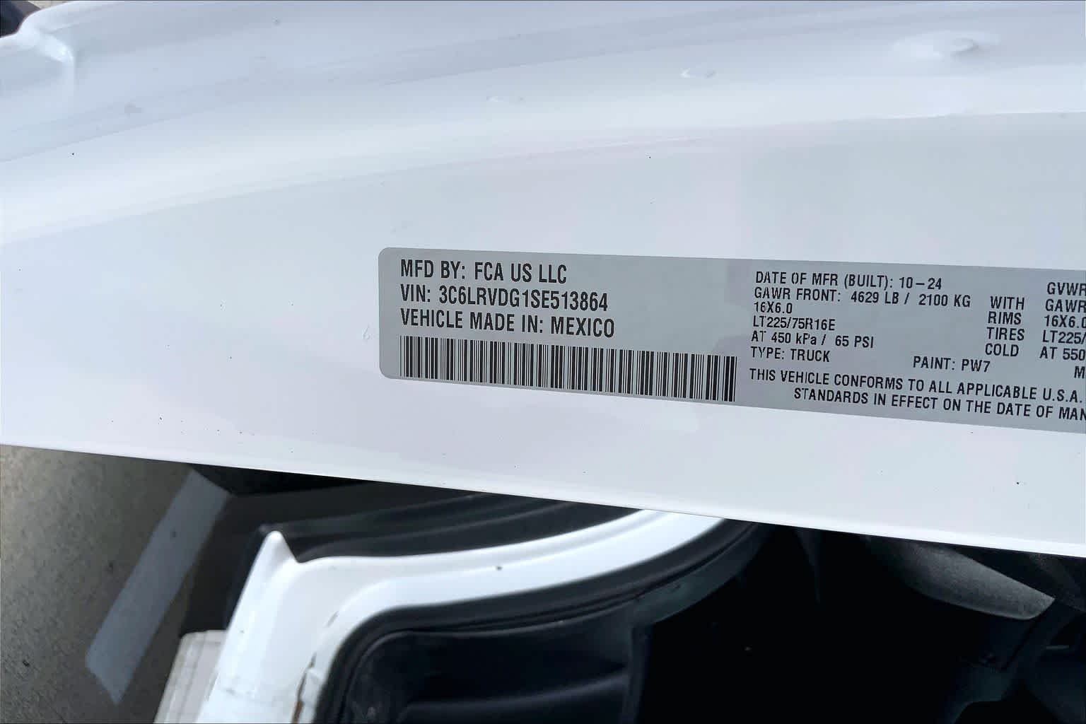 Used 2025 Bright White Clearcoat Ram Tradesman image 34