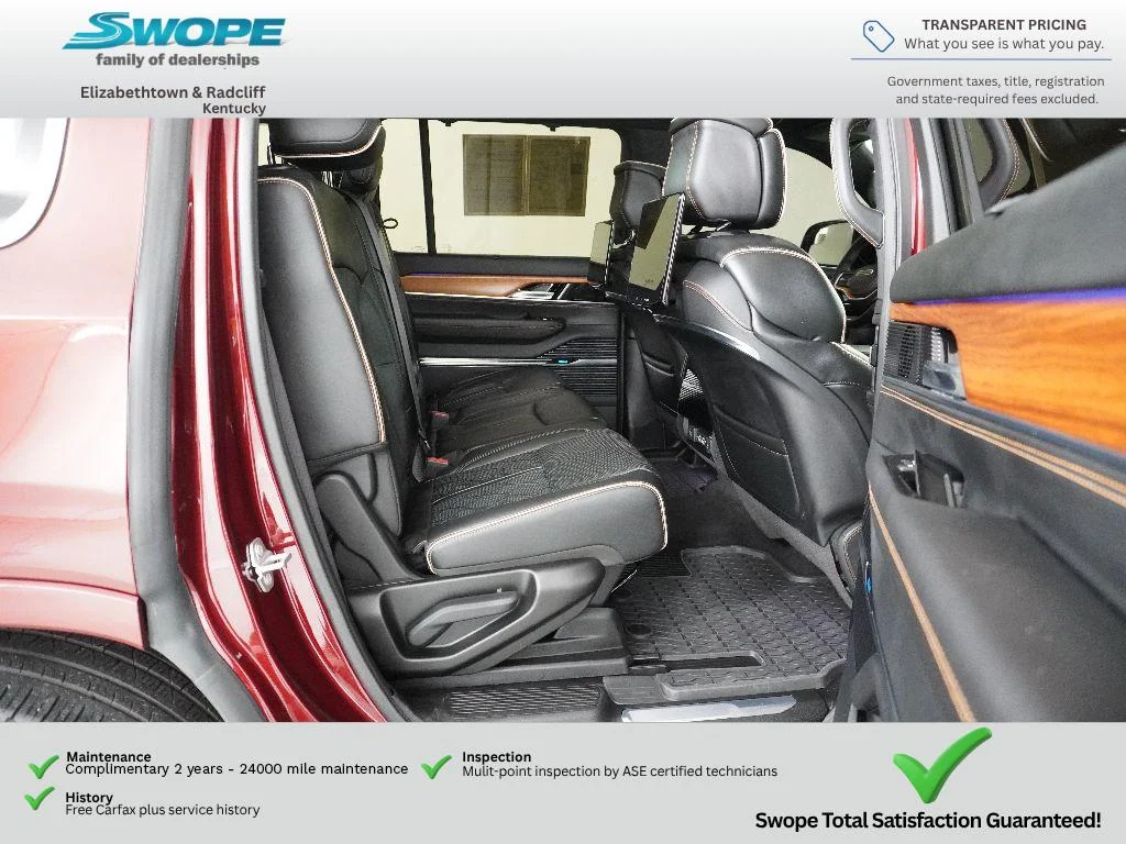 Used 2024 Velvet Red Pearlcoat Jeep Series III image 10