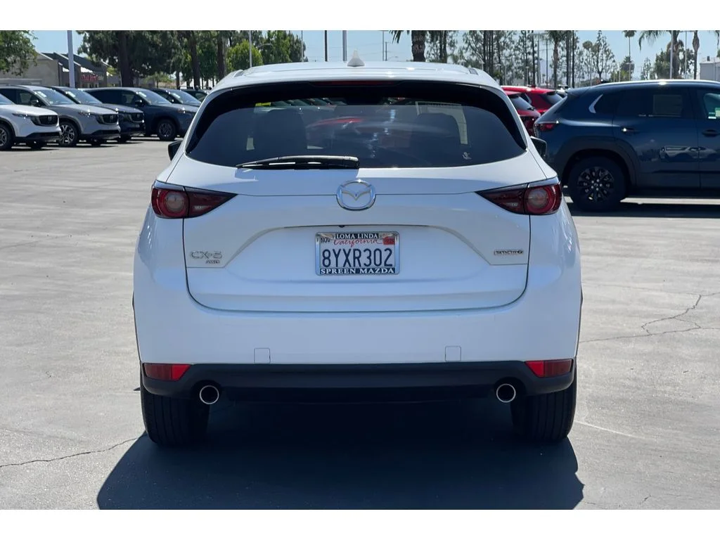 Used 2021 Snowflake White Pearl Mica Mazda Touring image 5