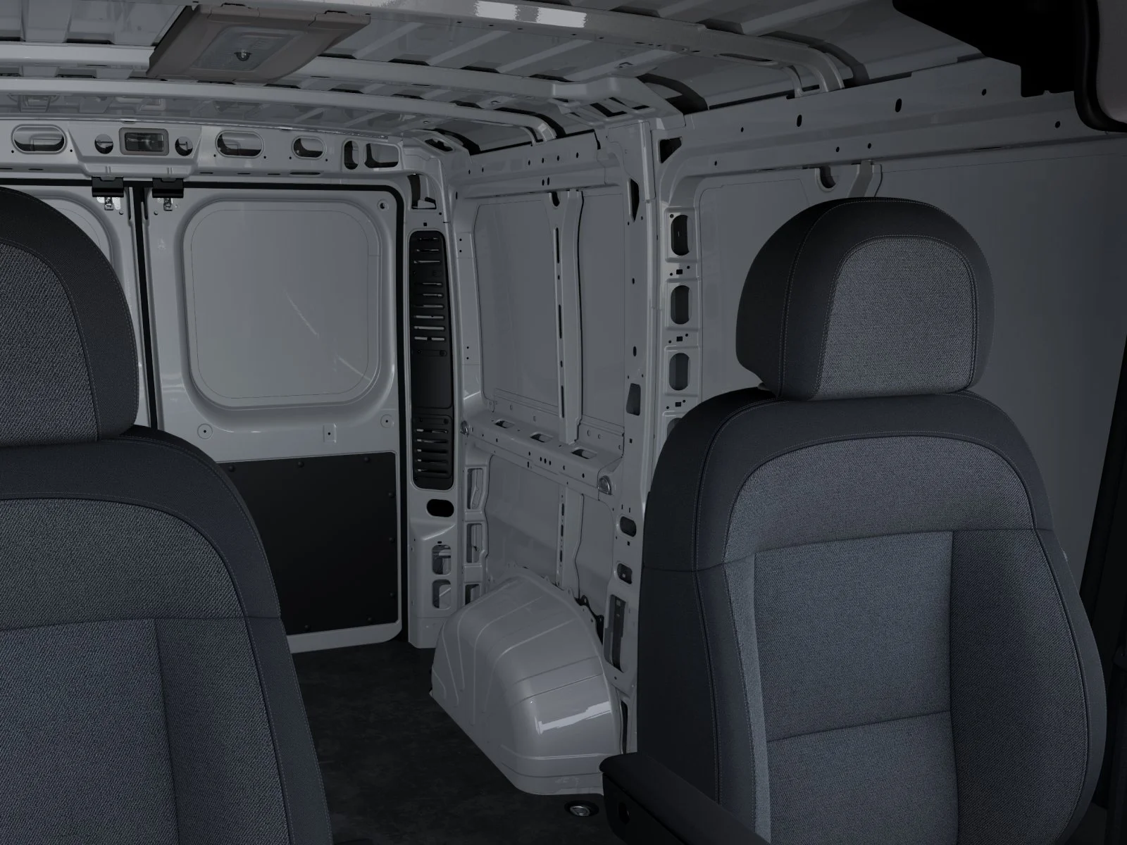New 2026 Bright White Clear-Coat Exterior Paint RAM 1500 Low Roof Cargo Van 118 WB image 26