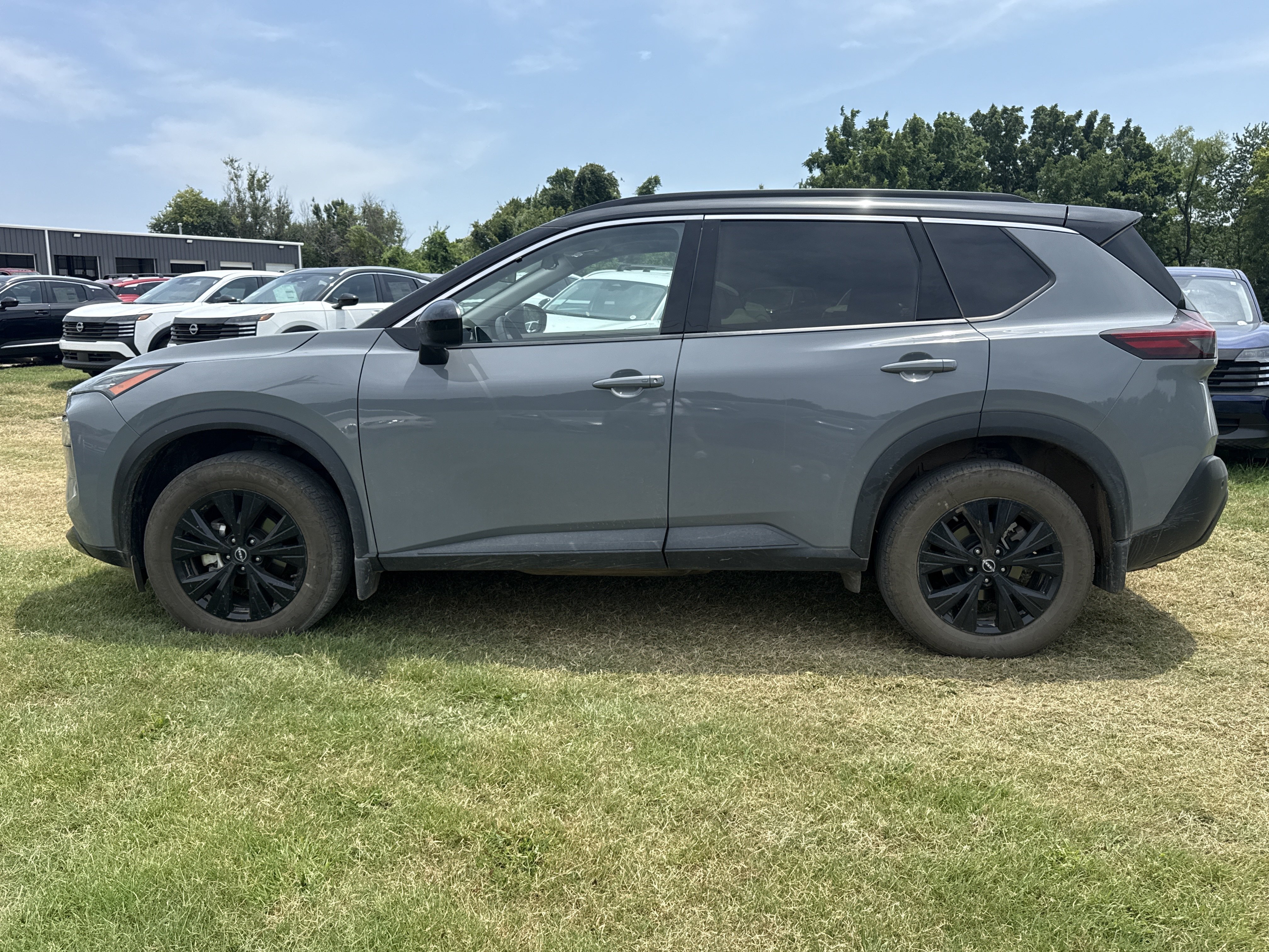 Certified Used 2023 Boulder Gray Pearl/Super Black Nissan SV image 3