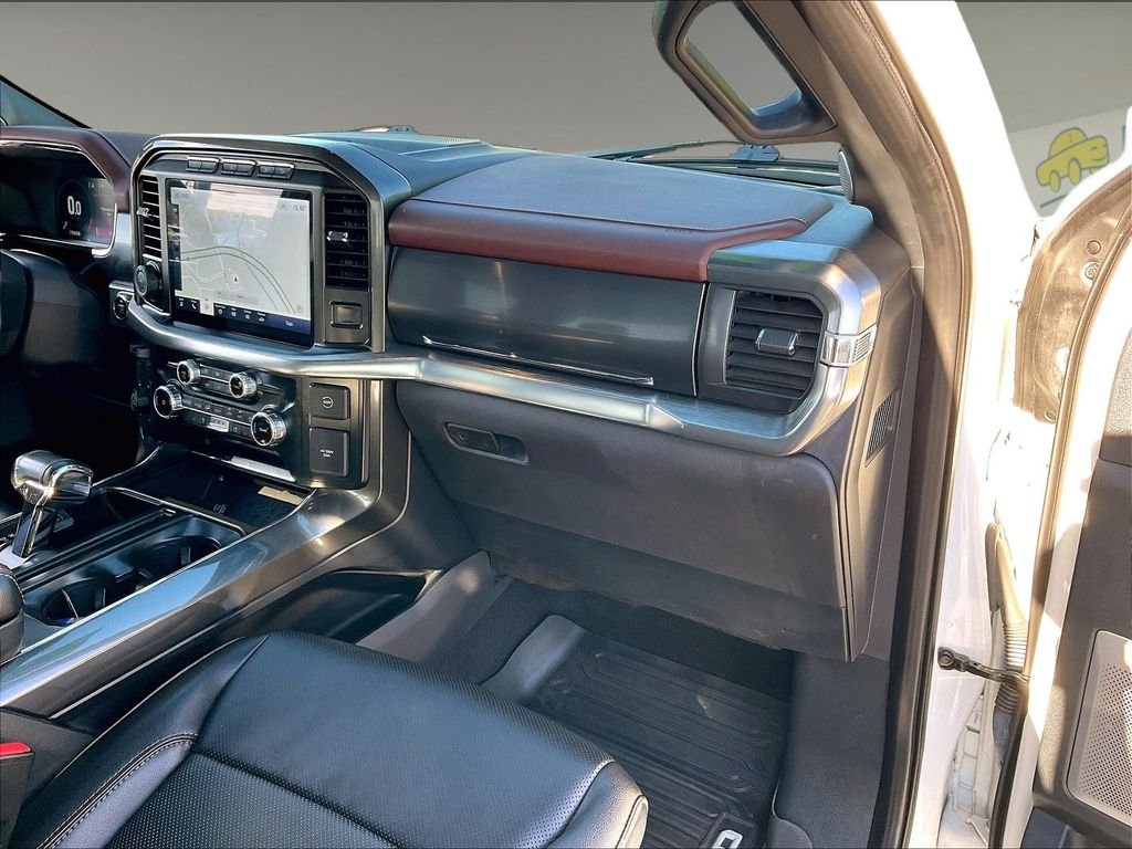 Used 2023 Star White Metallic Tri-Coat Ford Lariat image 12