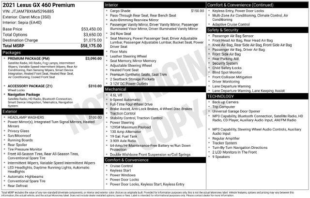 Used 2021  Lexus 460 image 7