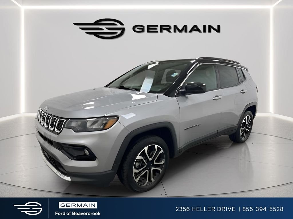Used 2023 Billet Silver Metallic Jeep Limited image 3