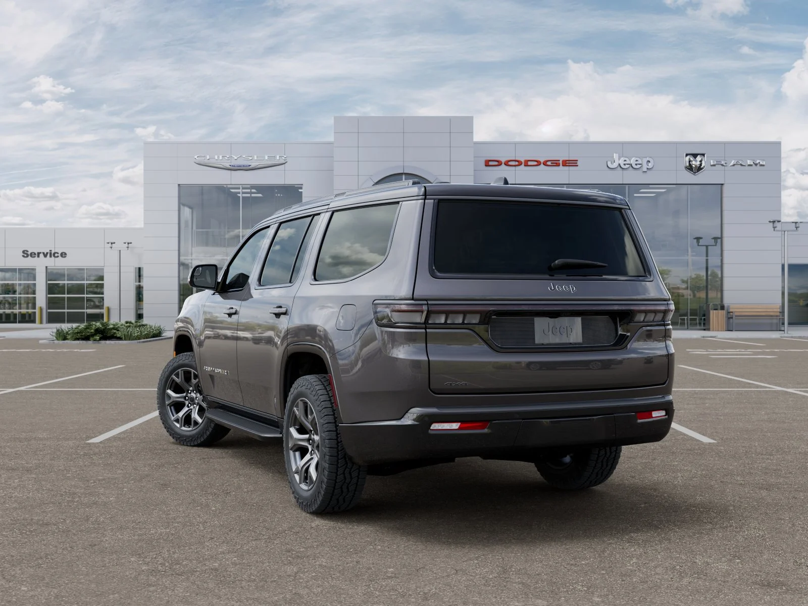 New 2026 Baltic-Gray Metallic Clear-Coat Exterior Paint Jeep Upland image 3
