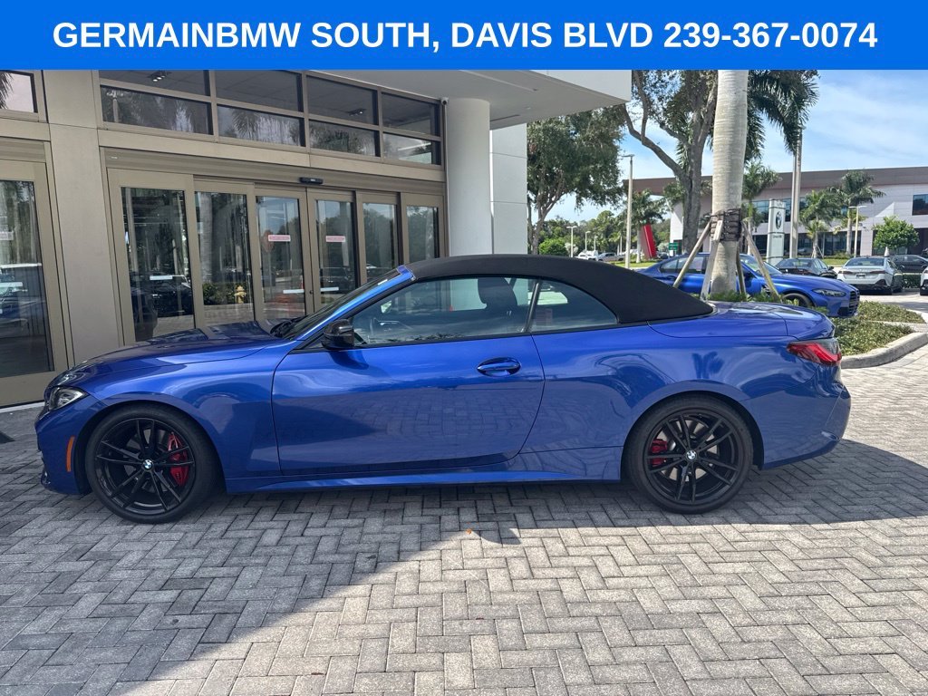 Used 2021 Blue Metallic BMW 430i image 3
