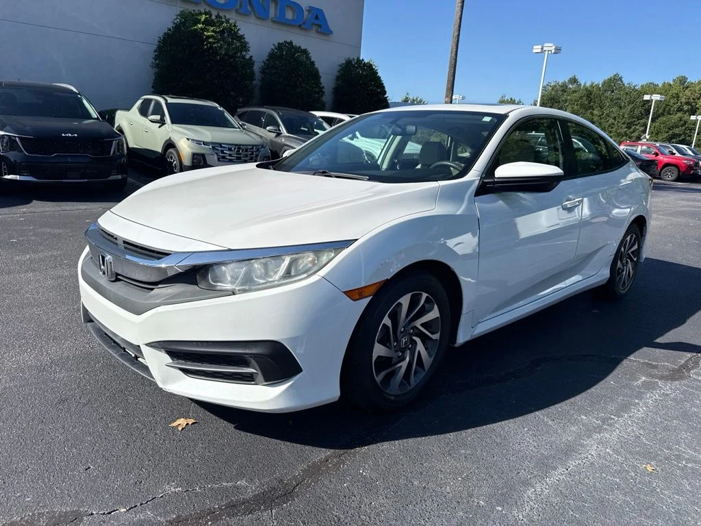Certified Used 2018 Taffeta White Honda EX image 7