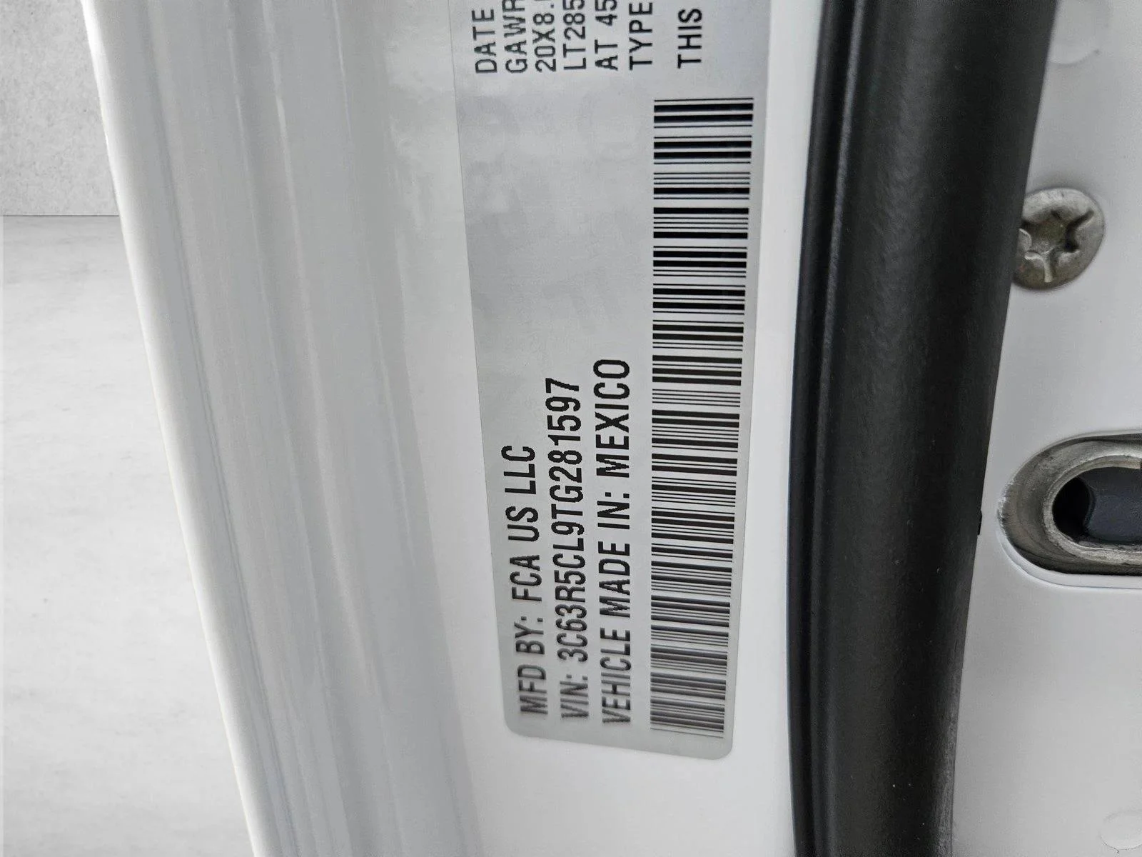 New 2026 Bright White Clear-Coat Exterior Paint RAM Black Express image 17