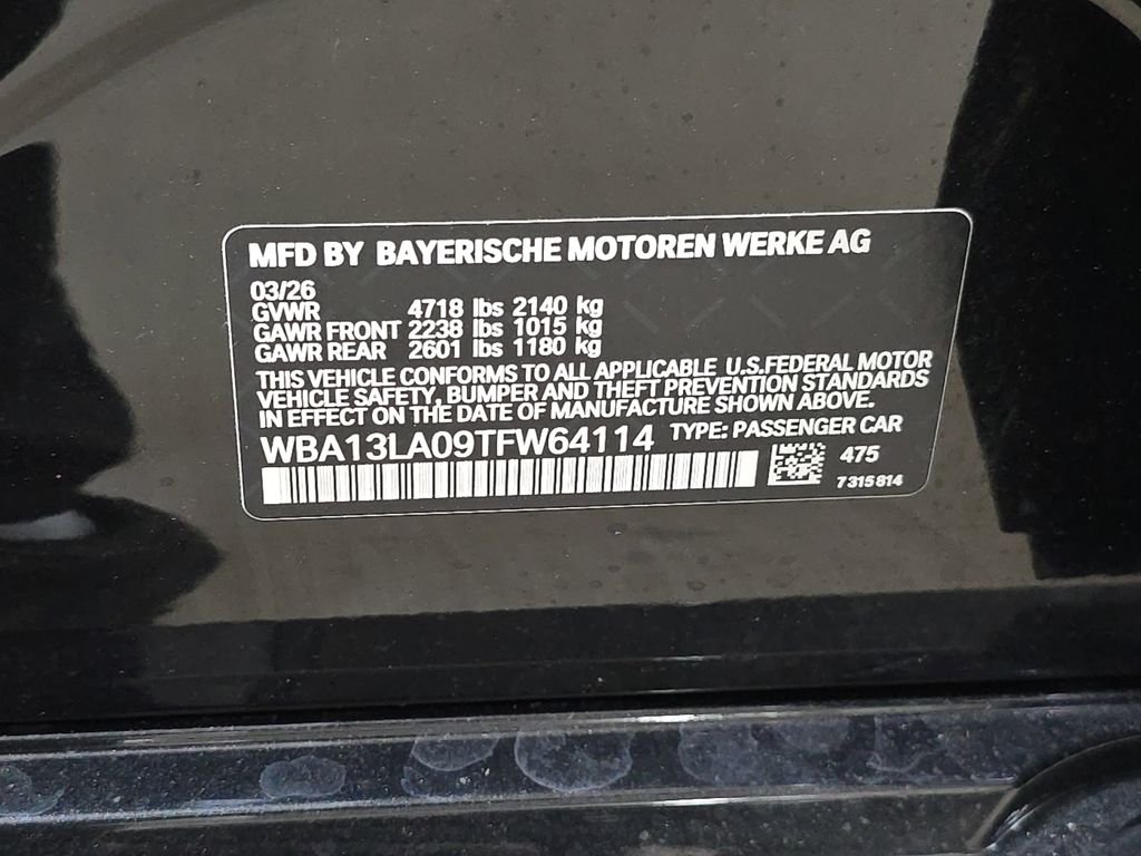 New 2026 Black Sapphire Metallic BMW 330i image 23
