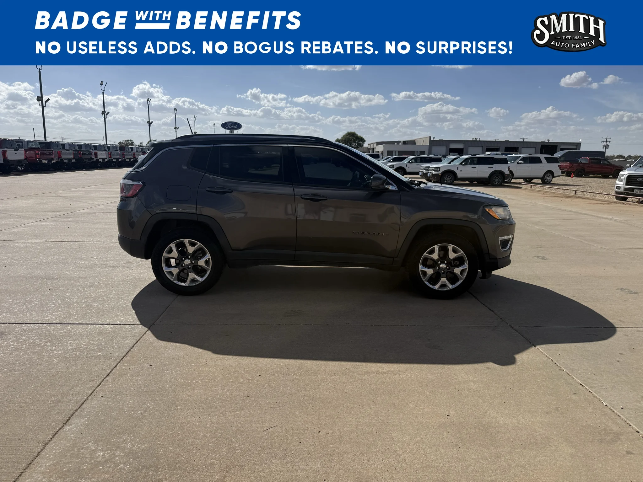 Used 2018 Black Clearcoat Jeep Limited image 3