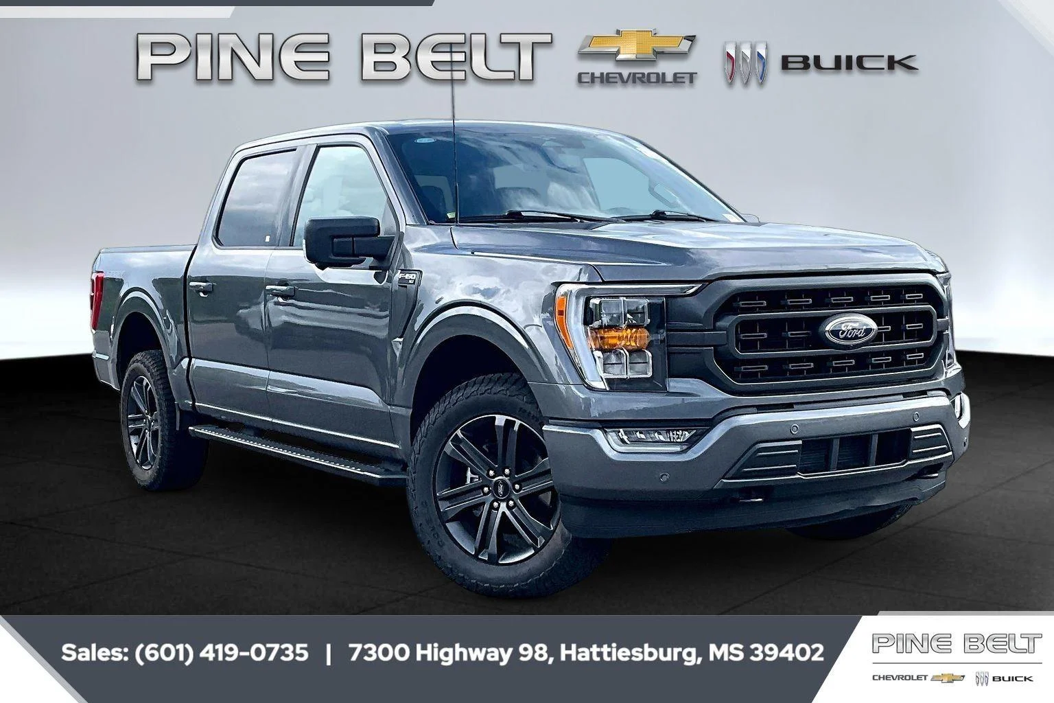 Used 2023 Carbonized Gray Ford XLT image 1