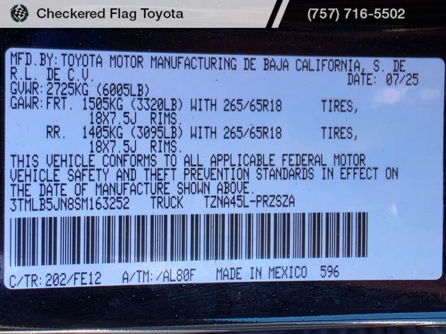 Used 2025 Black Toyota TRD Sport image 21