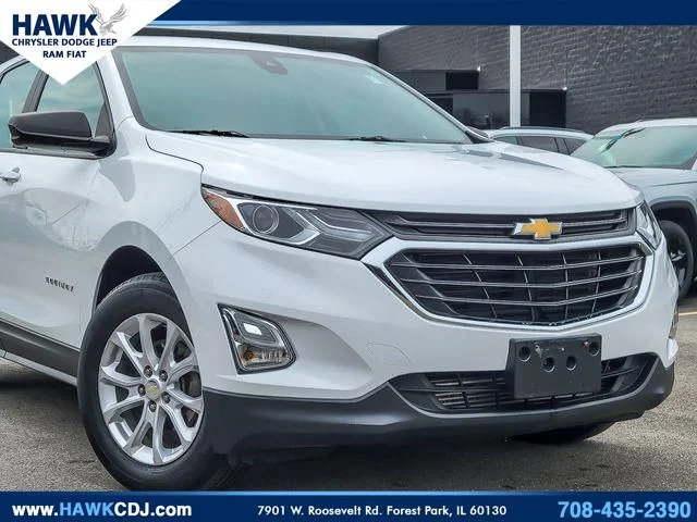 Used 2021 Chevrolet Equinox LS with VIN 3GNAXHEV0MS165054 for sale in Forest Park, IL