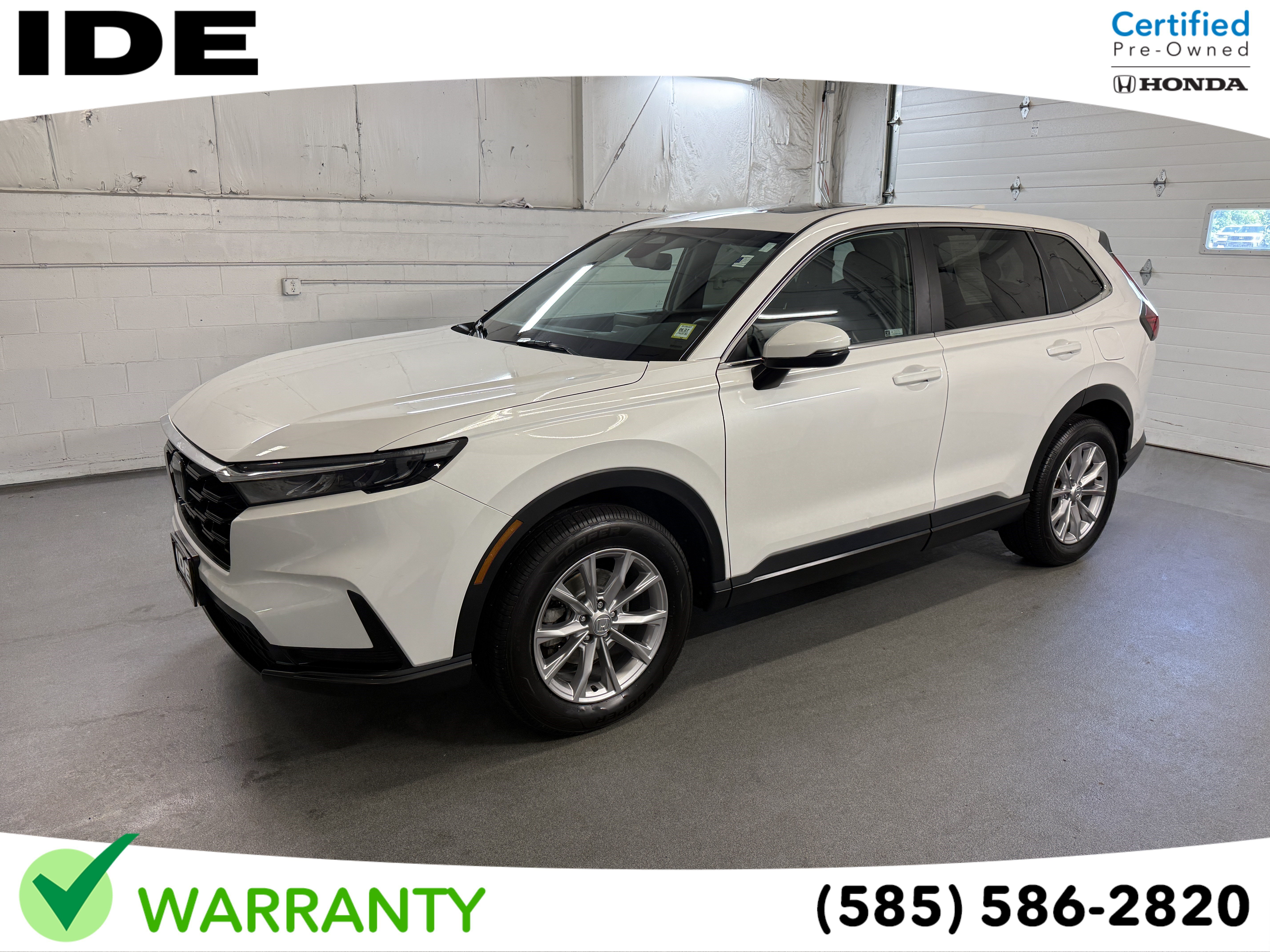 Used 2024 Platinum White Pearl Honda EX image 1