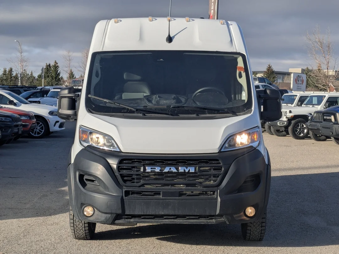 Certified Used 2025 White RAM Tradesman - - C/V HR 136 WB - Pkg 22B - Convenience Grp - Mopar Cargo Mat - Wall Paneling & More! image 3