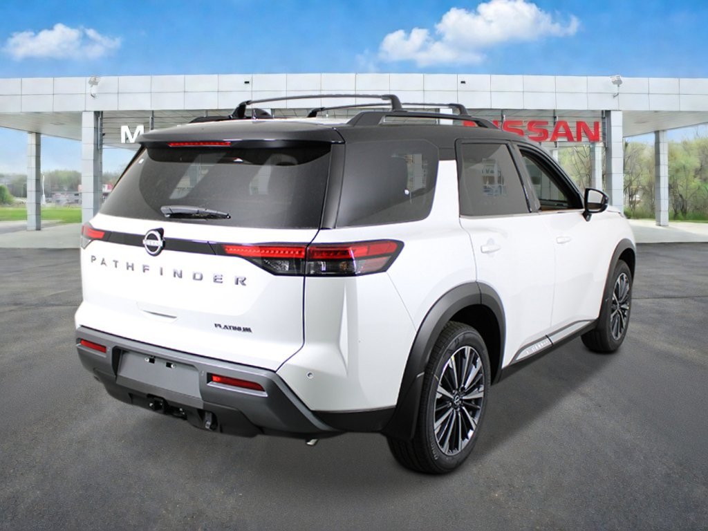 New 2026 Everest White Pearl TriCoat / Super Black Two-tone Nissan Platinum image 5