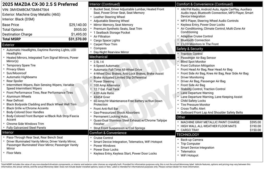 2025 Mazda CX-30 Preferred - Photo 6