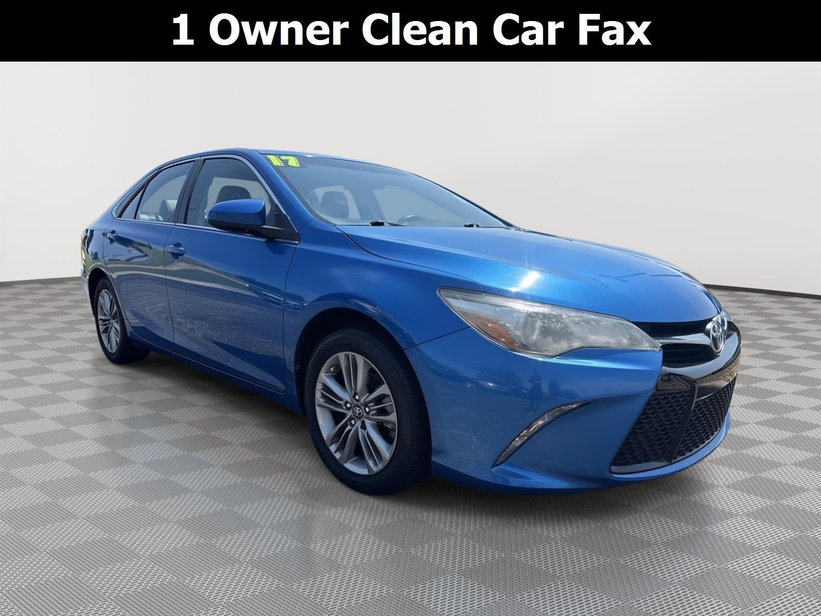 Certified Used 2017 Blue Streak Metallic Toyota SE image 1