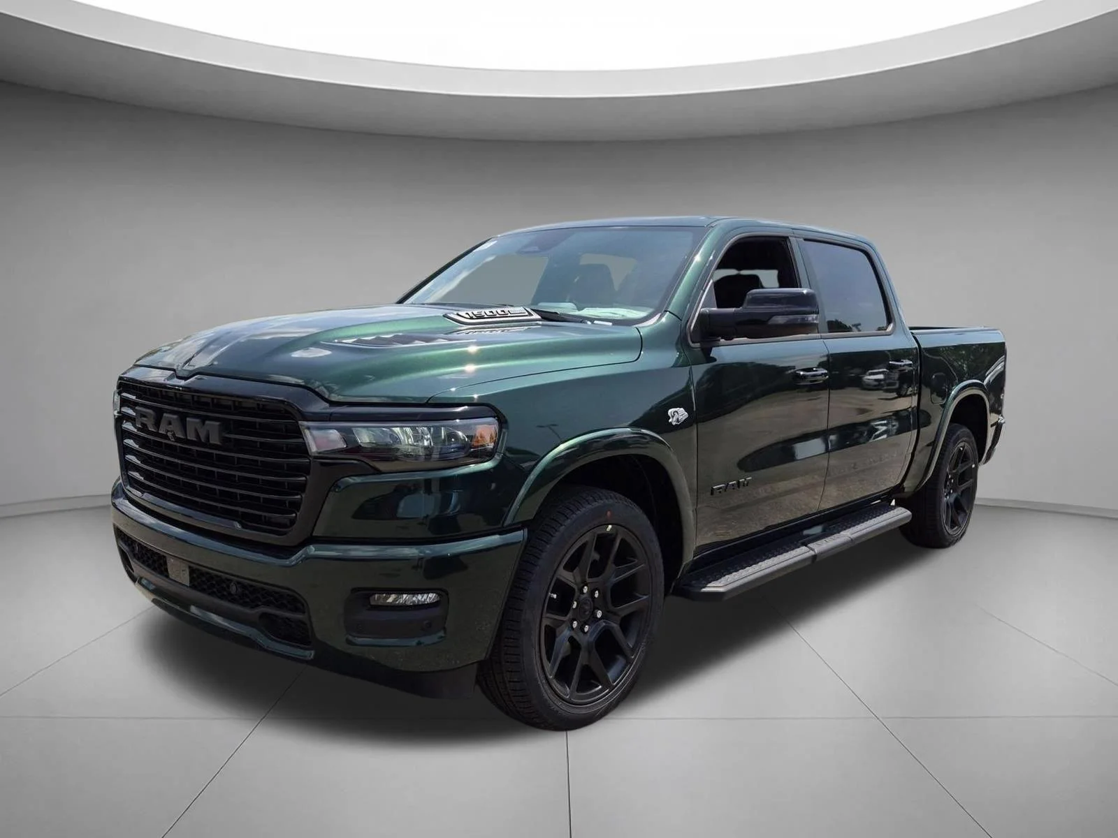 New 2026 Serrano-Green Metallic Exterior Paint RAM Laramie image 1