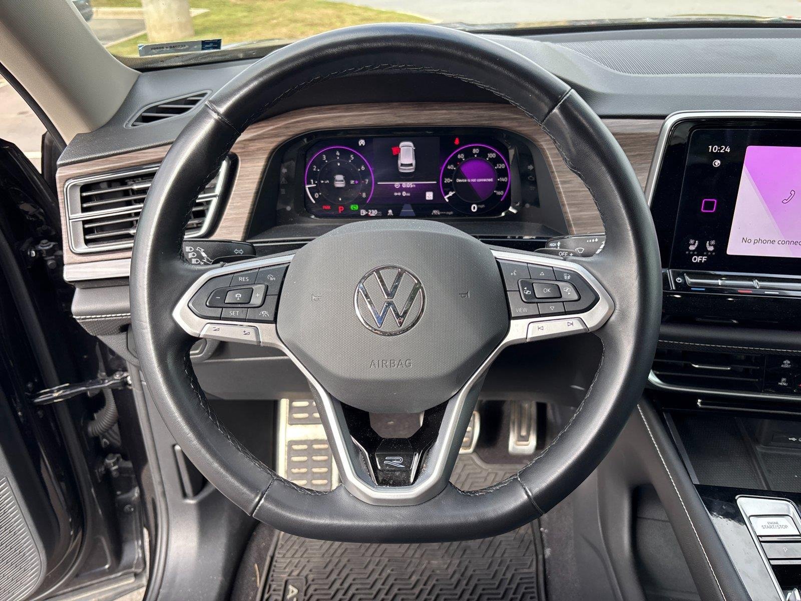 Used 2024 Deep Black Pearl Volkswagen 2.0T SEL Premium R-Line image 17