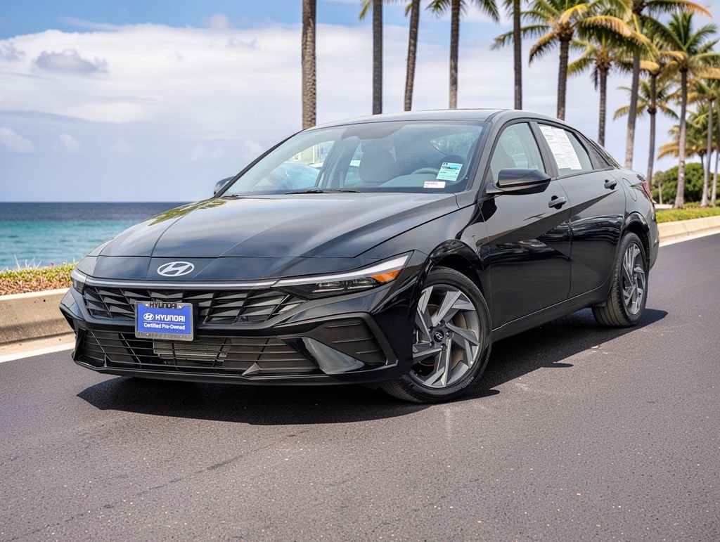 Certified Used 2025 Black Hyundai SEL Sport image 2