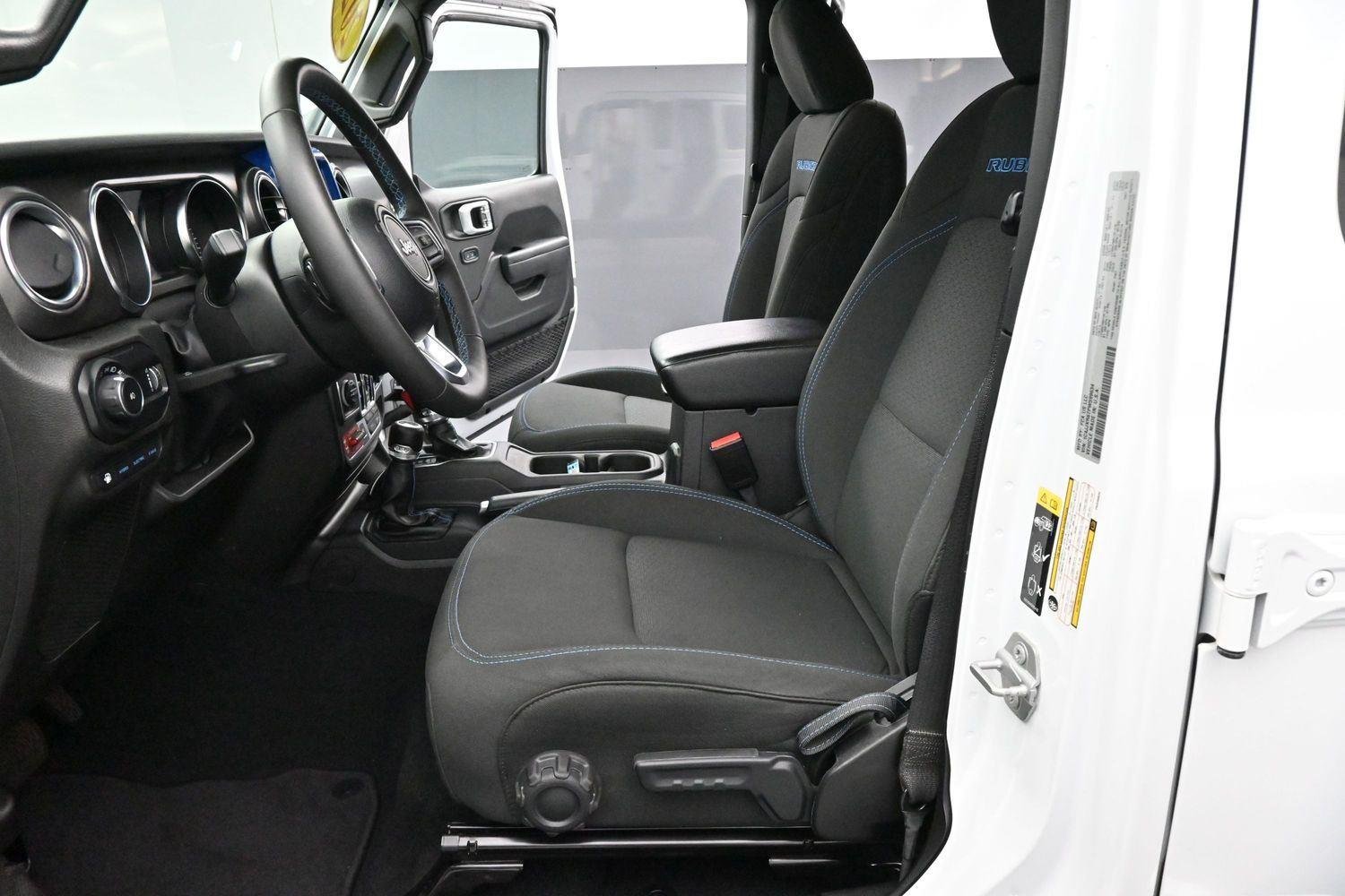 Used 2023 Bright White Clearcoat Jeep Rubicon image 13