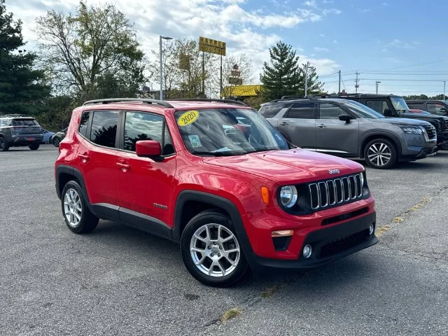 Used 2020 Red Jeep Latitude image 2