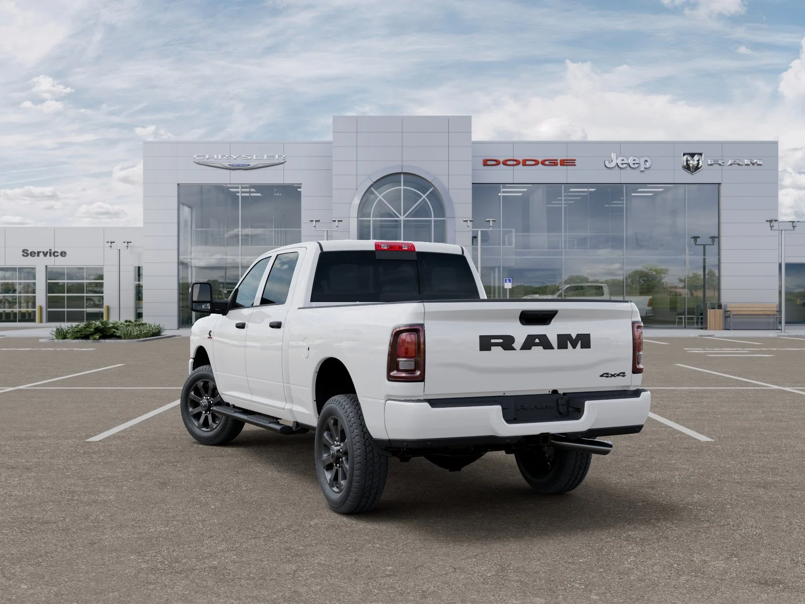 New 2026 Bright White Clear-Coat Exterior Paint RAM Tradesman image 30