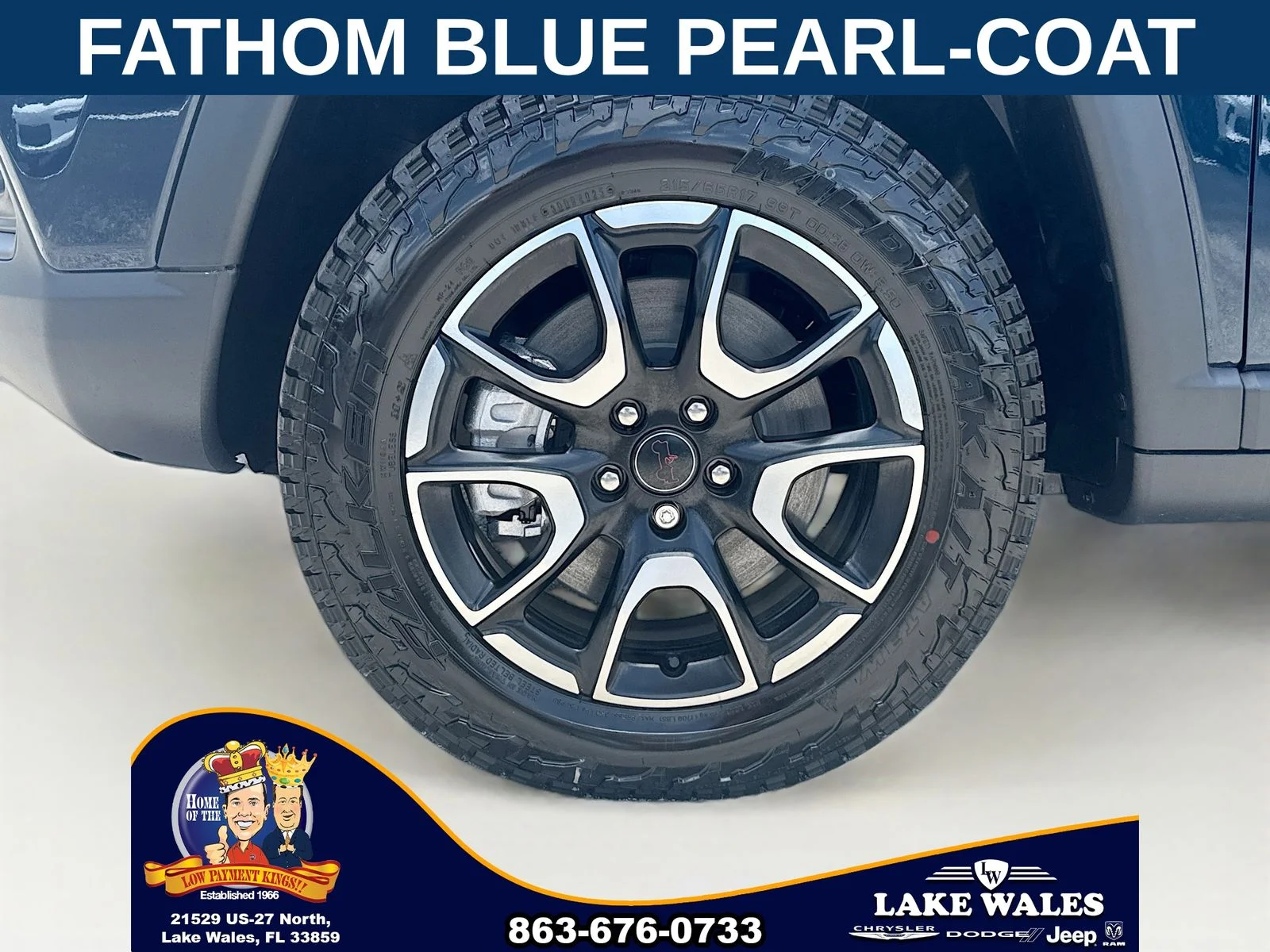 New 2026 Fathom Blue Pearl-Coat Exterior Paint Jeep Trailhawk image 28