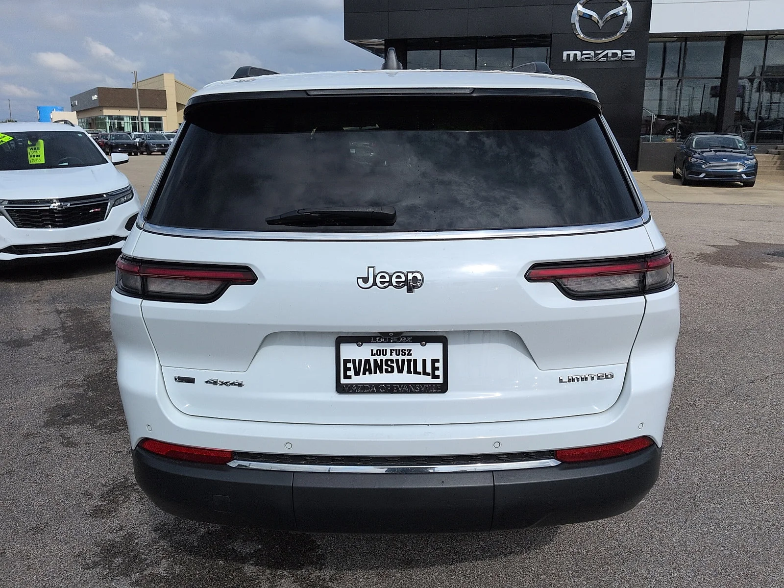 Used 2021 Bright White Clearcoat Jeep Limited image 6