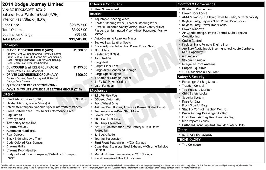 Used 2014 White Dodge Limited image 8