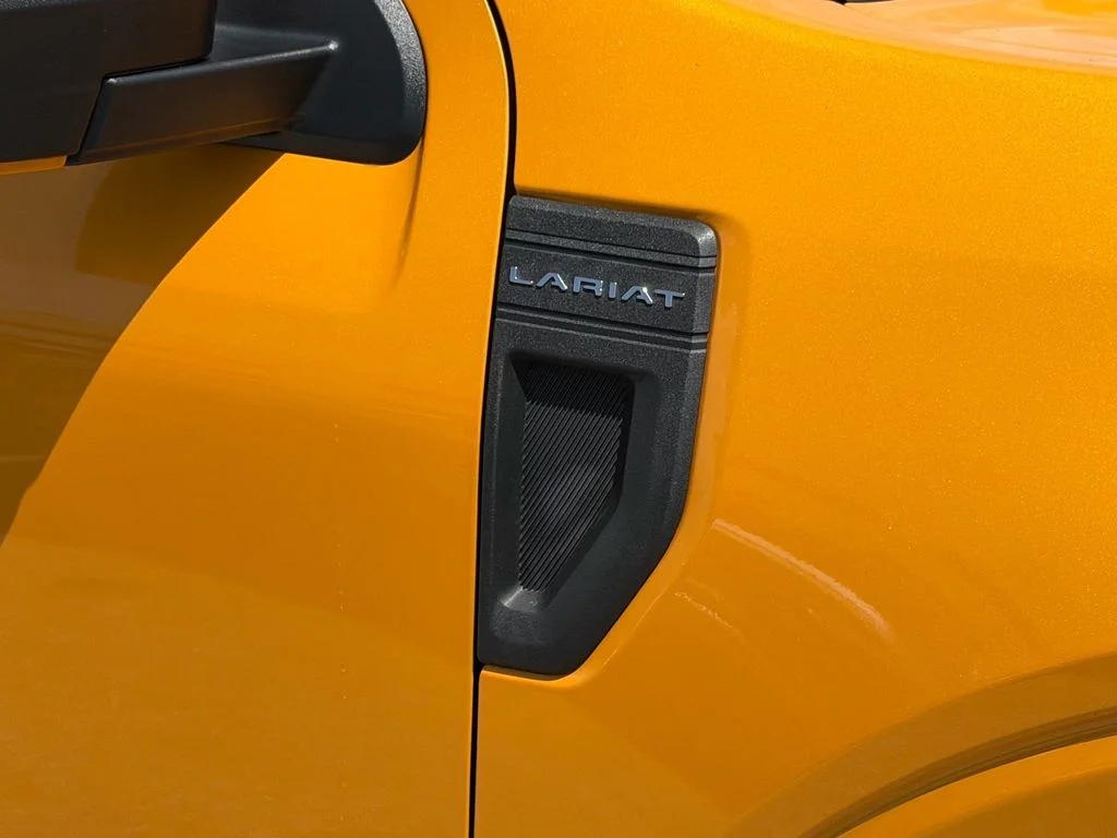 Certified Used 2023 Cyber Orange Metallic Tricoat Ford Lariat image 10