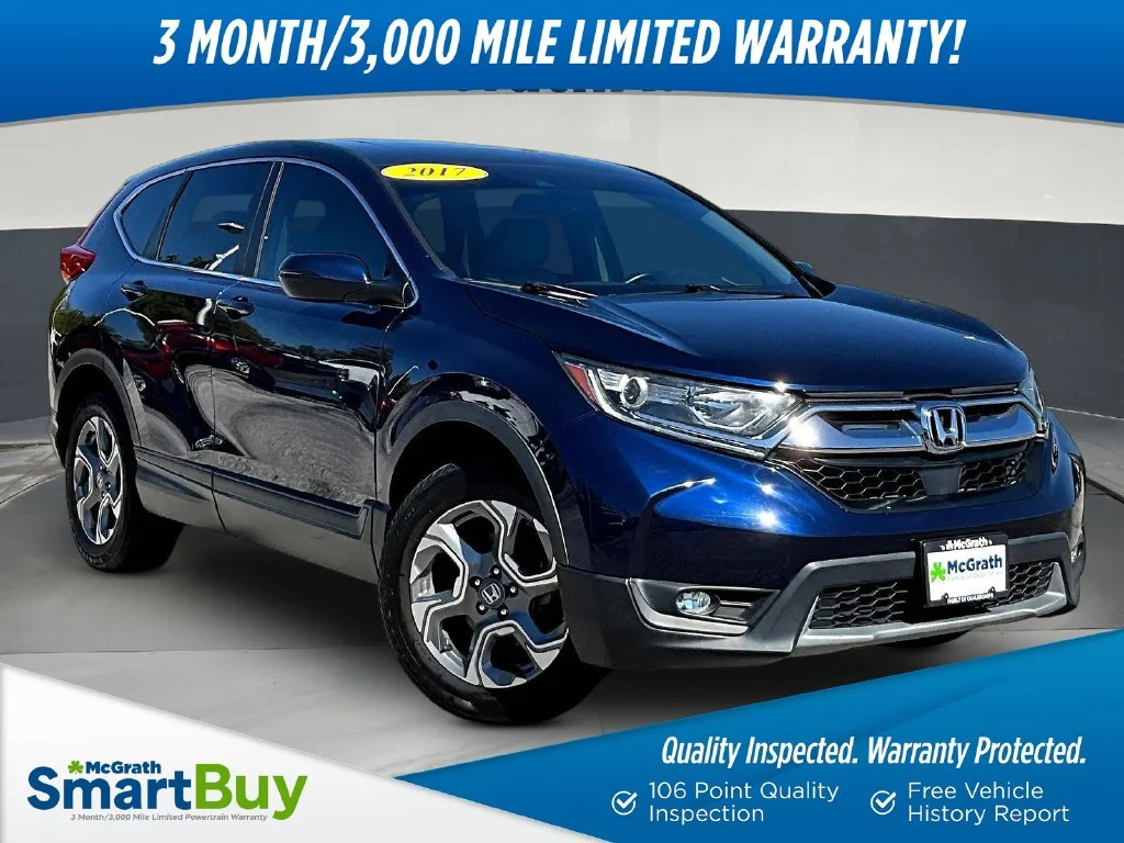 Certified Used 2017 Blue Honda EX-L image 1