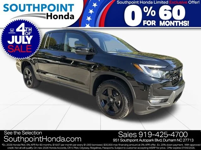 2026 Honda Ridgeline Black Edition