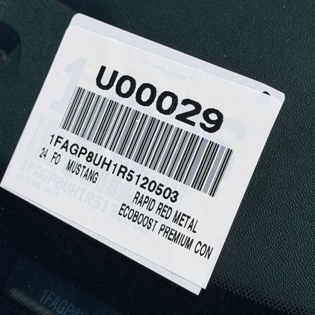Used 2024 Red Ford EcoBoost Premium image 12