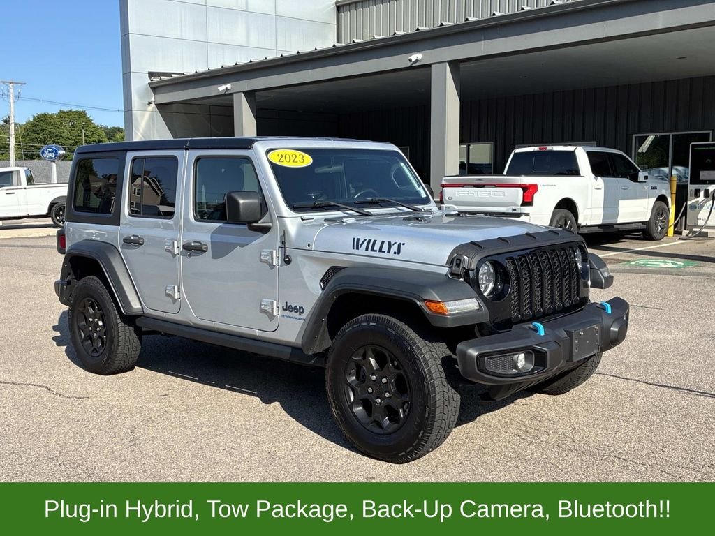 Used 2023 Silver Jeep Willys 4xe image 3