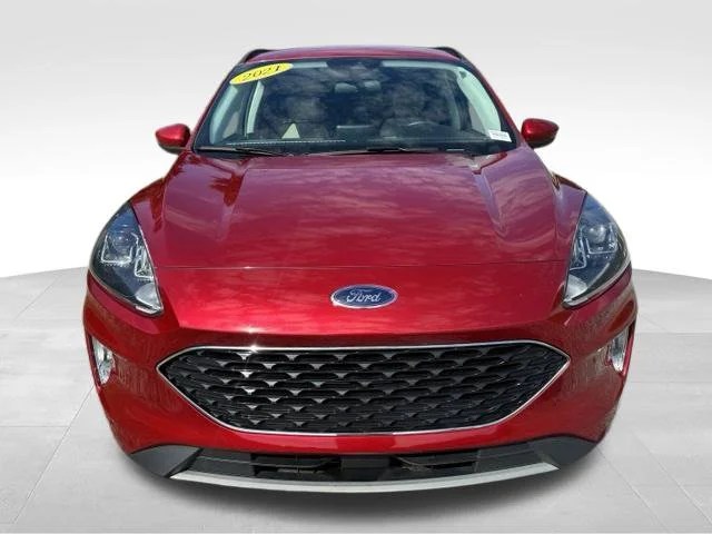 Used 2021 Red Ford SEL image 2