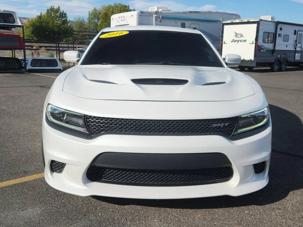 Used 2016 Ivory Tri-Coat Pearl Dodge SRT Hellcat image 6