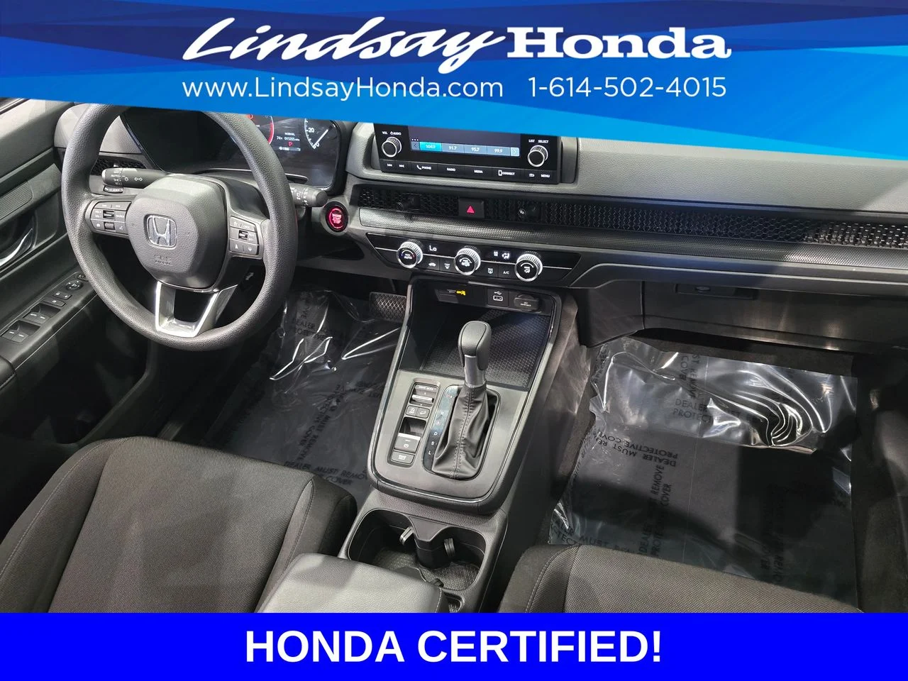 Certified Used 2025 Crystal Black Pearl Honda LX image 15