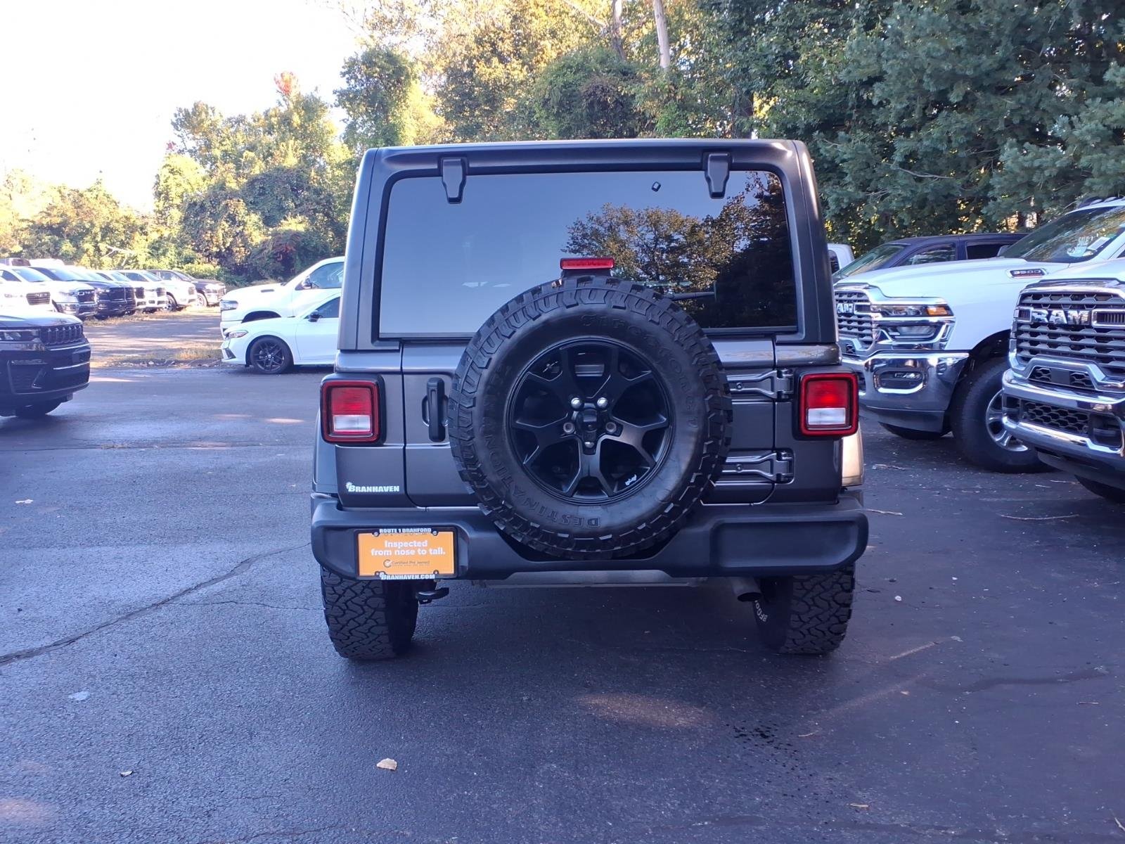 Certified Used 2021 Gray Jeep Unlimited Willys image 6