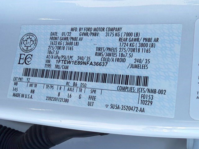 Used 2022 White Ford XL image 15