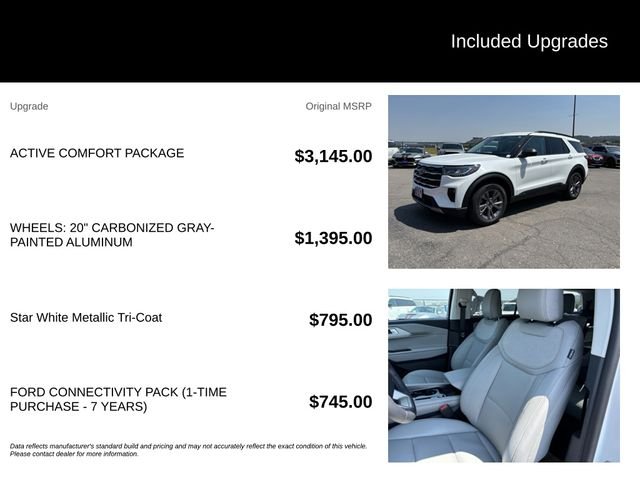 New 2026 Star White Metallic Tri-Coat Ford Active image 5